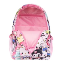 Sanrio Kuromi Hello Kitty Kawaii Backpack Boy Girls School Laptop Bag Shoulders Casual Travel Hiking Camping Lightweight Daypack 5