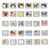 Cute Animals Dragon Cat Dog Italian Charm Links Fit 9mm Accessory Stainless Steel Bracelets For Children Gift DIY Making Beads 1