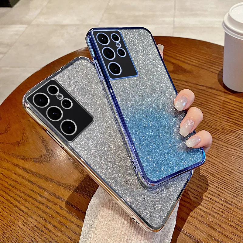 Glitter Clear Soft Phone Case Cover