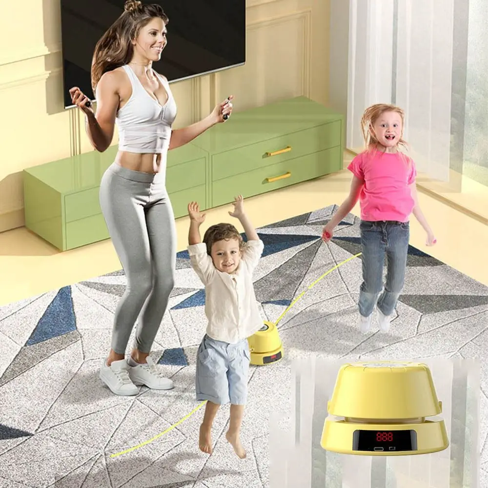 Digital Counter Electric Rope Skipping Machine Training Remote Control ...