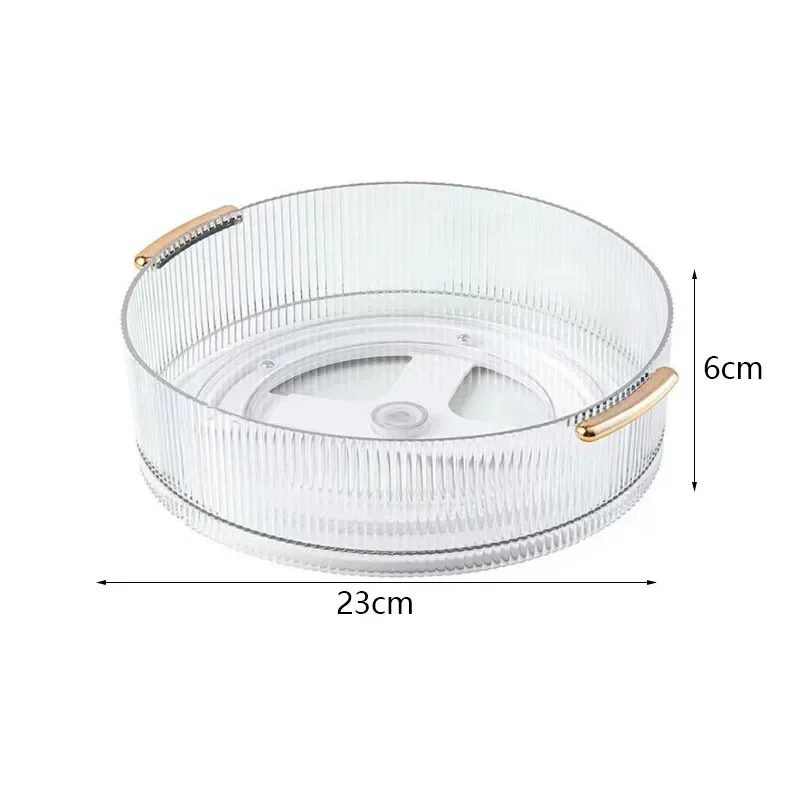 360 Degree Rotating Plastic Storage Tray Cosmetic Storage Box Brush Holder Cosmet Luxury Makeup Organiser Lipsticks Container 5