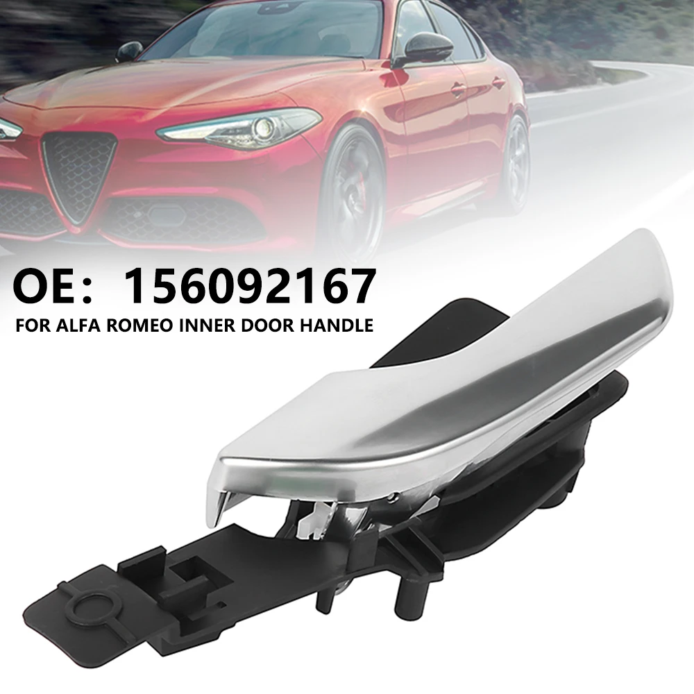 Left & Right Interior Door Handle Chrome Car Internal Handle For Alfa
