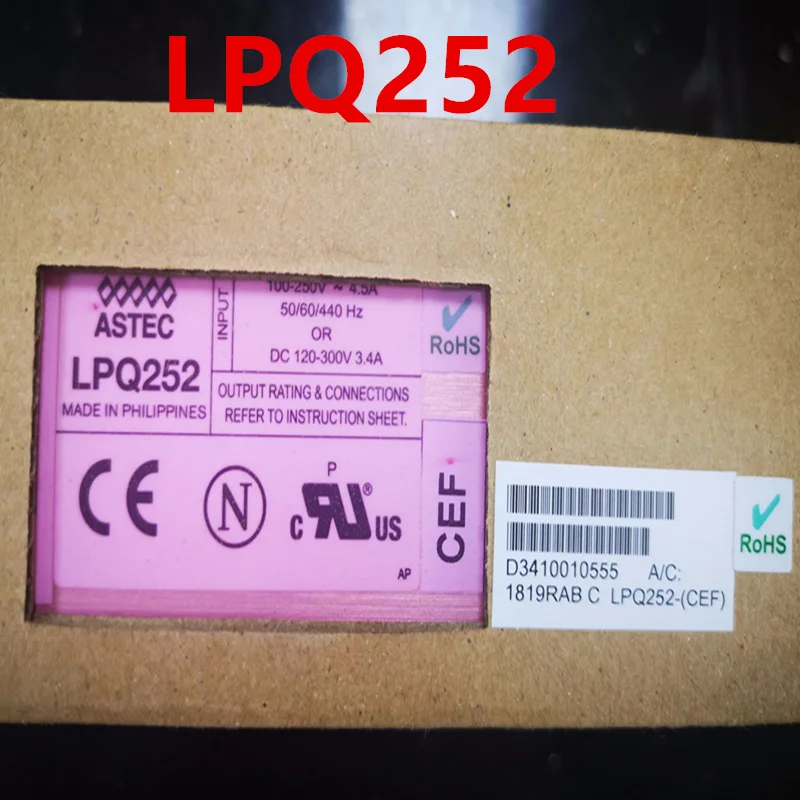 ASTEC용  PSU, 250W 전원 공급 장치, LPQ252, 신제품