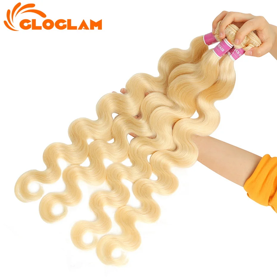 Body Wave Bundles Human Hair Honey Blonde Bundle Human Hair Remy Double Drawn Raw Vietnamese Bundles Weave 30 40 Inch human hair bundles