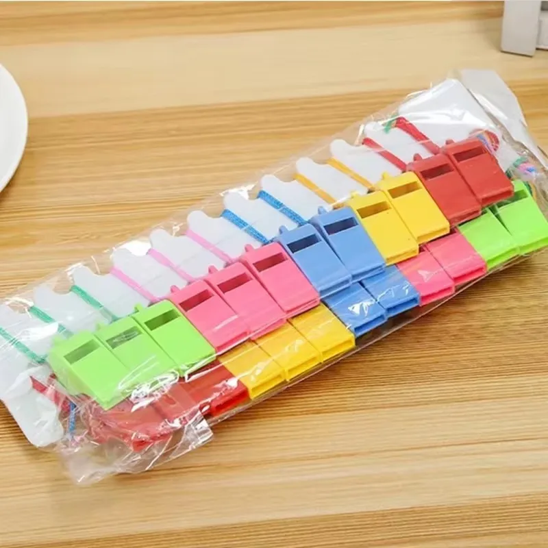 24 Fischietti In Legno Per Bambini - Colorati Per Giochi E Feste - Foto 4