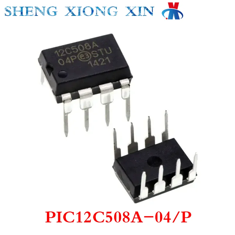 

5pcs/Lot New 100% PIC12C508A-04/P DIP-8 8-bit Microcontroller -MCU 12C508A PIC12C508A Integrated Circuit