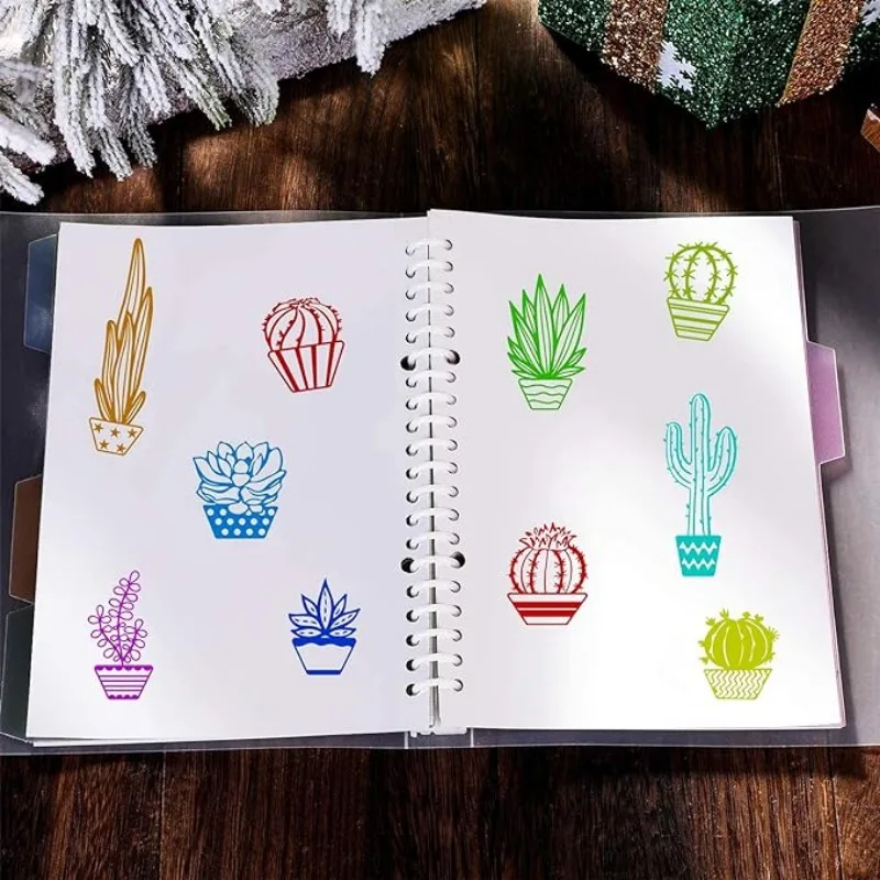1pcs Cactus Clear Stamps Silicone Stamp Seal Card Making Decoration and DIY Scrapbooking 6.34 x 5.83 x 0.28 inches clear stamps clear rubber stamps