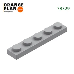 Vibrant Orange Building Plate 100g - Creative DIY Toy Assembly Parts - S (70 Light Bluish Gray)