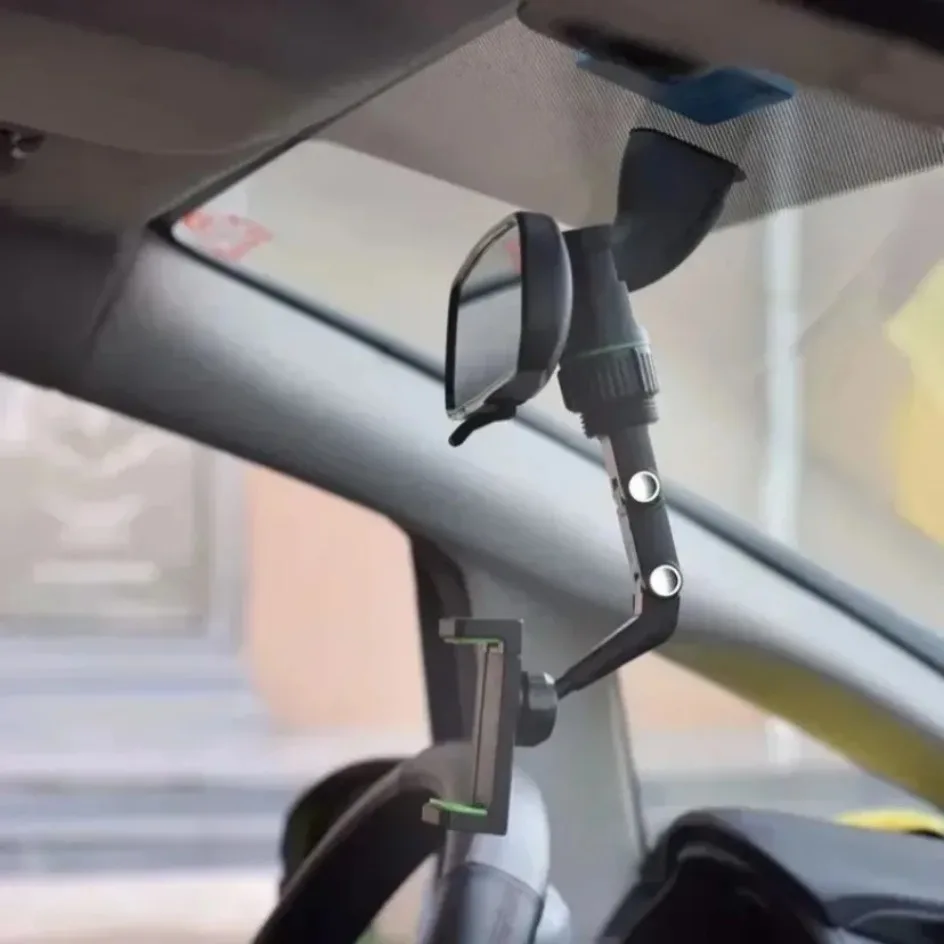 360&deg; Rotating Car Phone Holder Universal for All Auto Rearview Mirror Seat Clip phone holder