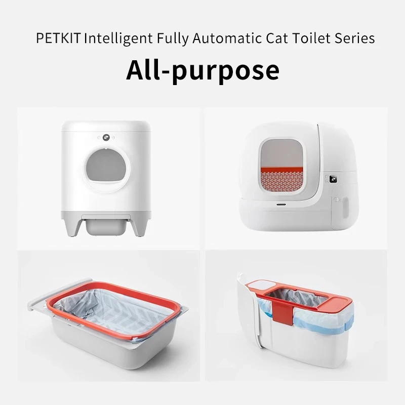 Enhanced Cat Litter Waste Receptacles – Portable Replacement Bags for Self-Cleaning Systems