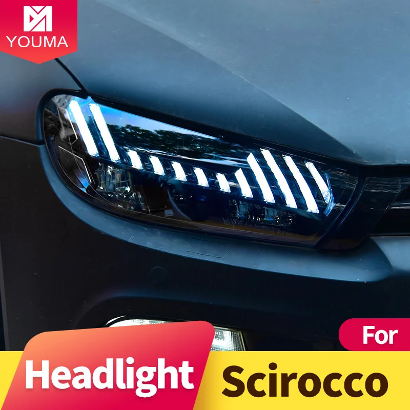 

Передняя фара в сборе для VolksWagen Scirocco 2009-2015