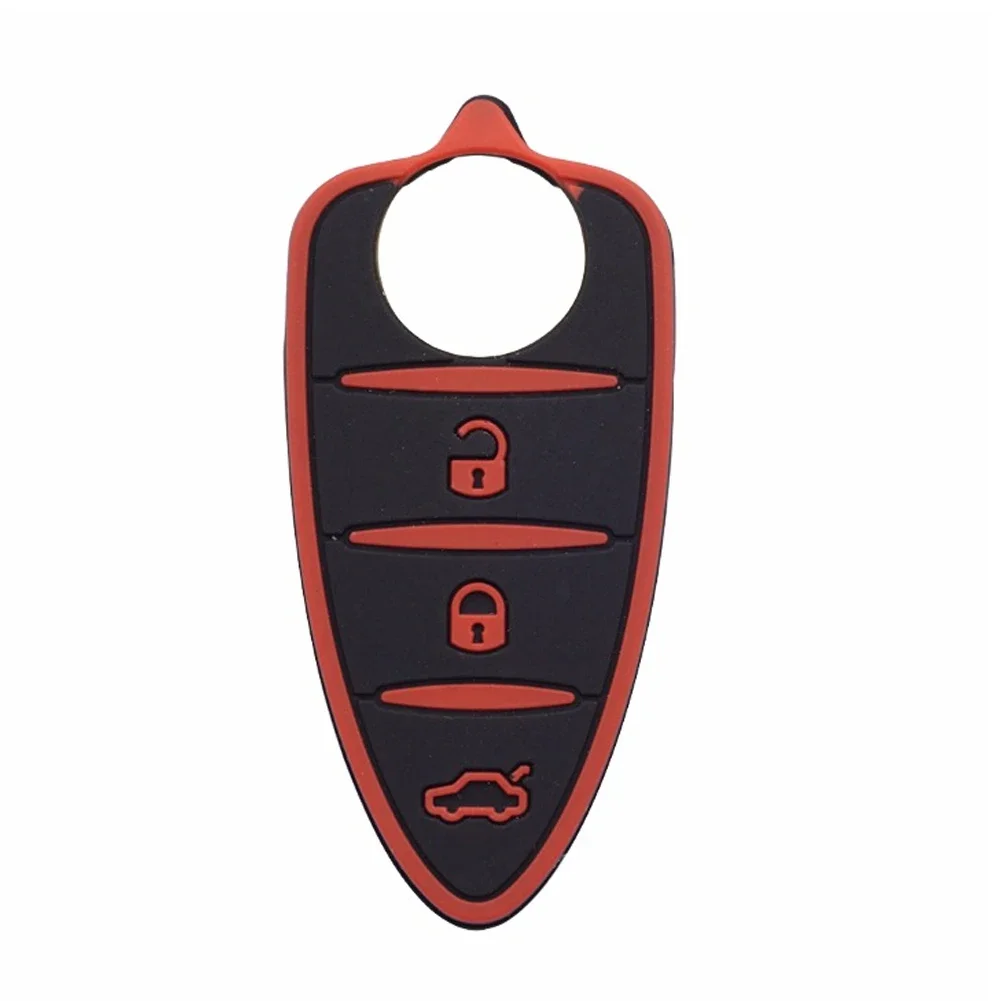 Multicolor 3-Button Car Remote Key Shell Pad - Stylish Accessories
