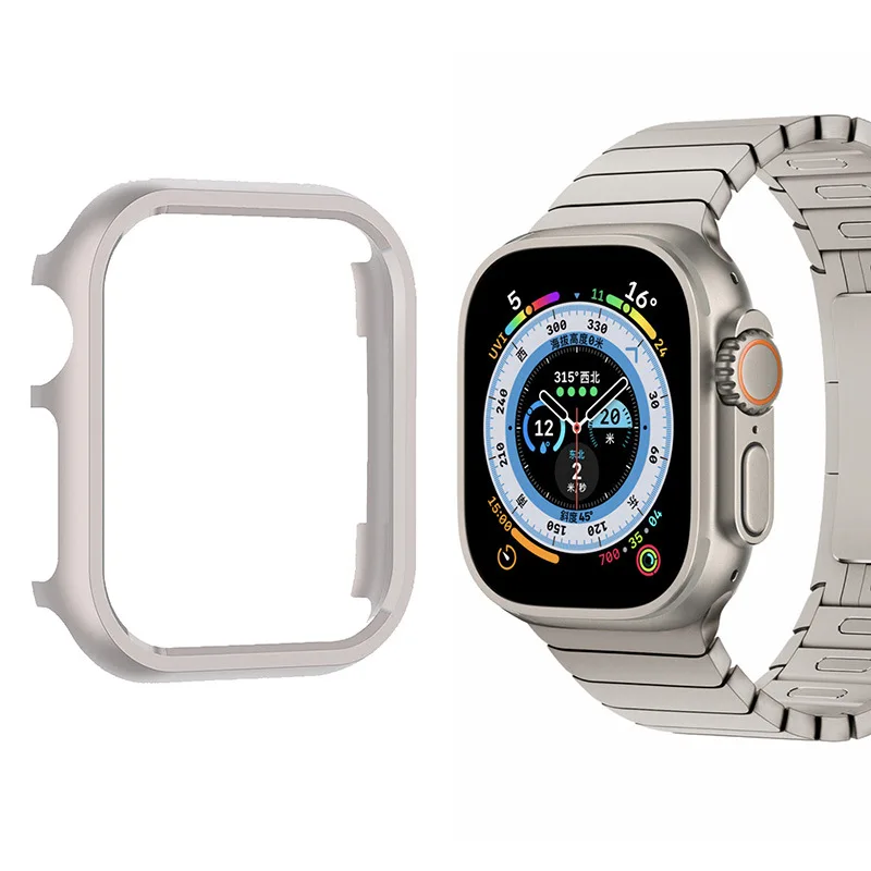 Premium Aluminum Alloy Protective Case for Smartwatch - Sleek & Durable Shell