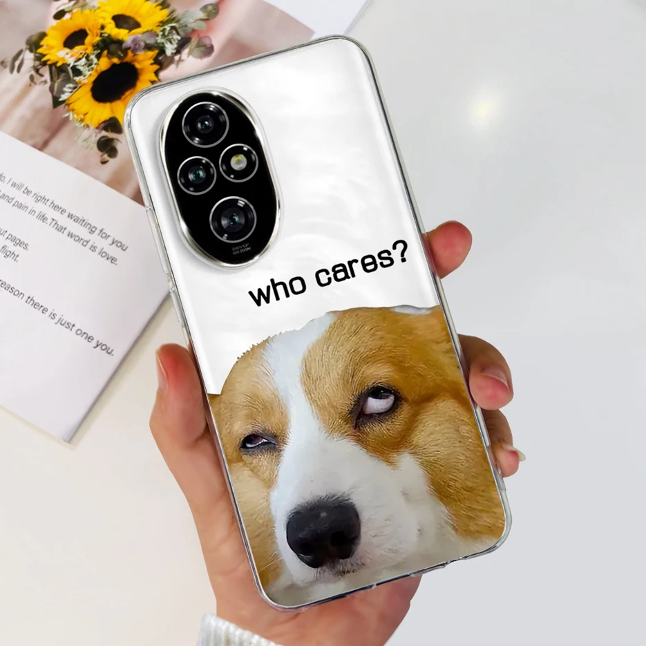 Cute Painted Clear Silicone Case - Soft Protective Cover