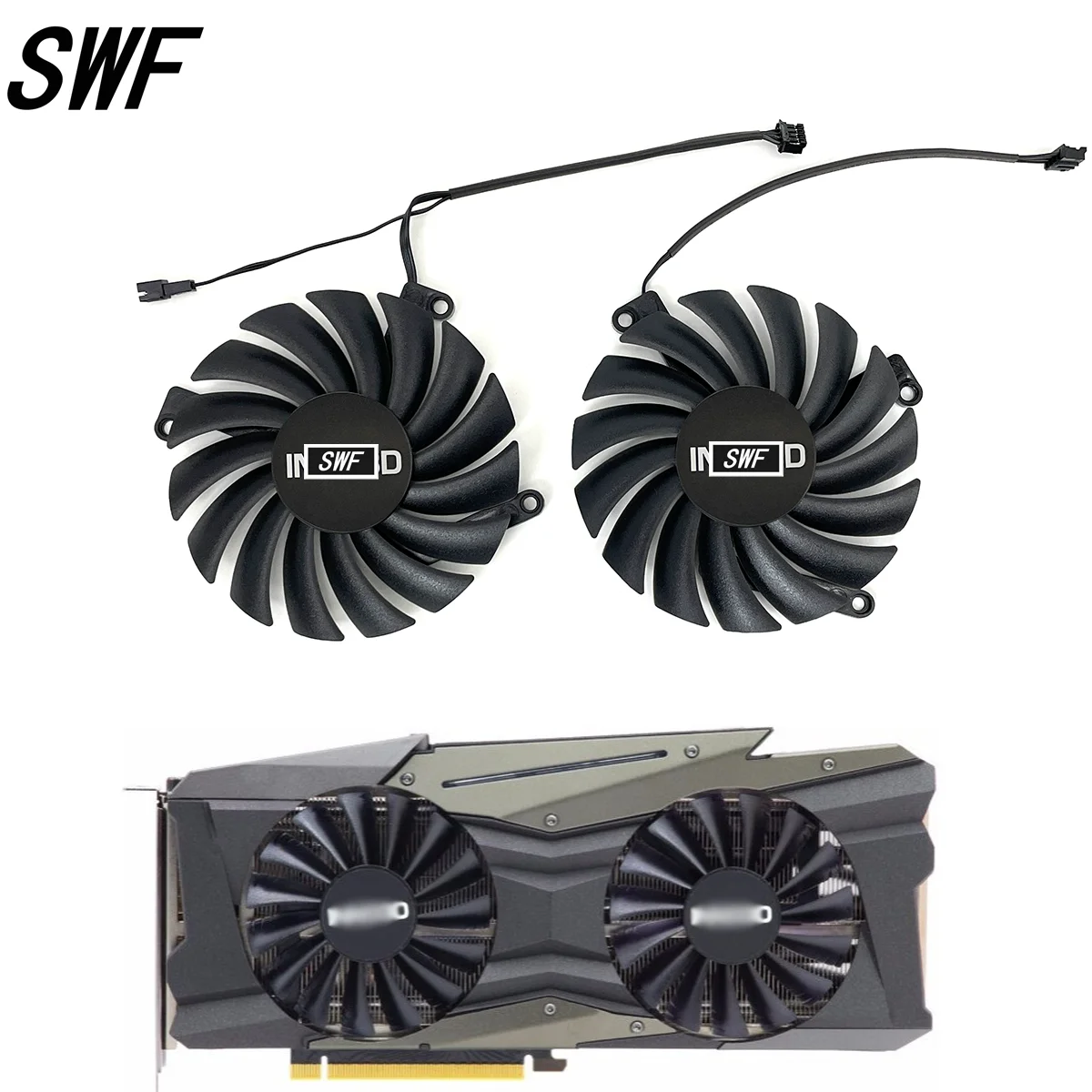 85Mm 12V 0.35A Cf-12910S Rtx 3080 Twin X2 Oc Ventola Di Raffreddamento Per Inno3D Geforce Rtx 3080 Twin X2 Oc Lhr Ventola Di Raffreddamento Della Sche