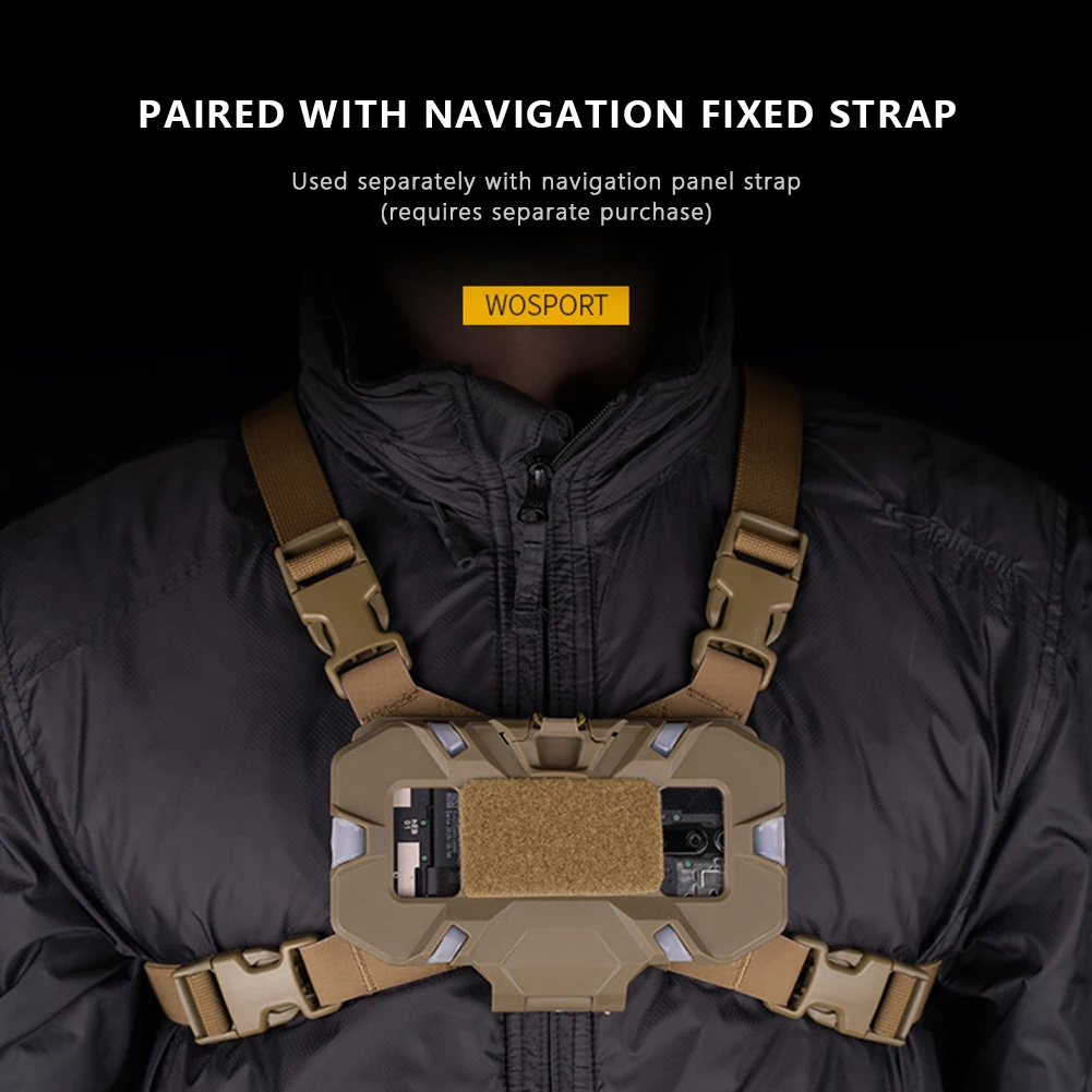 Tactical Molle Folded Phone Holder Universal Chest GPS Phone Case