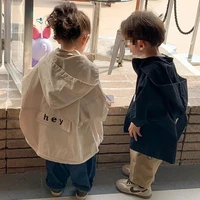 2025 nouveau printemps garçons filles veste à capuche enfants enfant en bas âge automne dessin animé chemise à glissière automne bébé garçon lettres mode vêtements 6