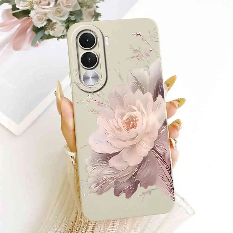 Cartoon Cat & Cute Dog Silicone Back Cover - 6.8 Premium Protective Phone Case