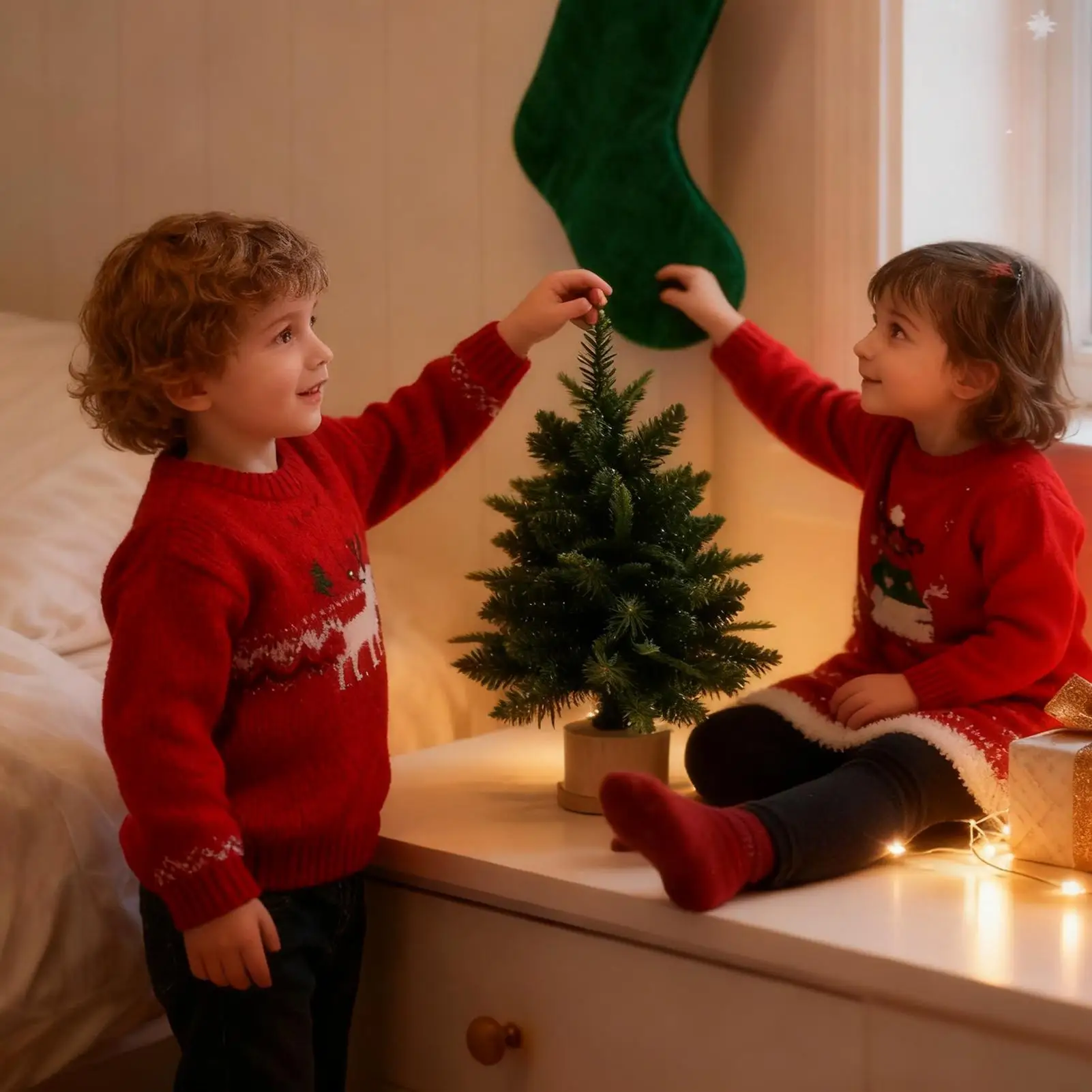 Artificial Christmas Trees 17.7 Inches Holiday Party Decorations Christmas Pine Tree For Home Workplace Living Room Entryway