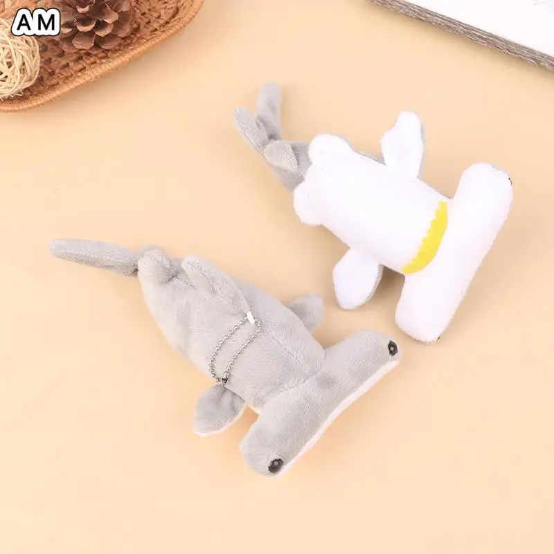 

18cm cute plush hammerhead shark toy soft stuffed animal key chain for birthday gifts doll gift for children