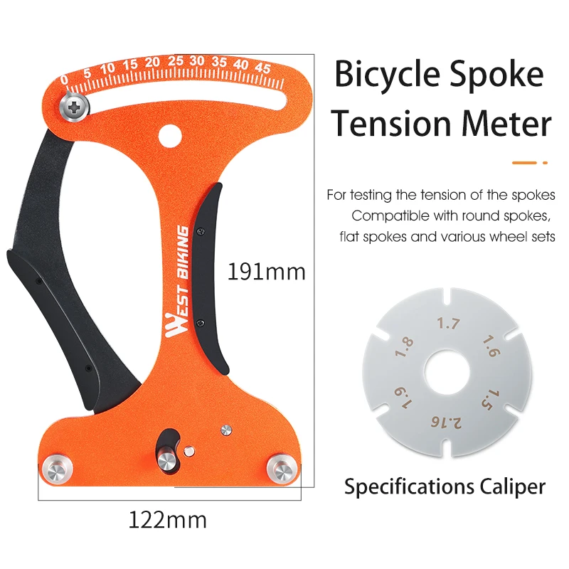 Details about   Universal Bicycle Spokes Tension Meter Bike Cycle Repair Tool For Adjust wheels 