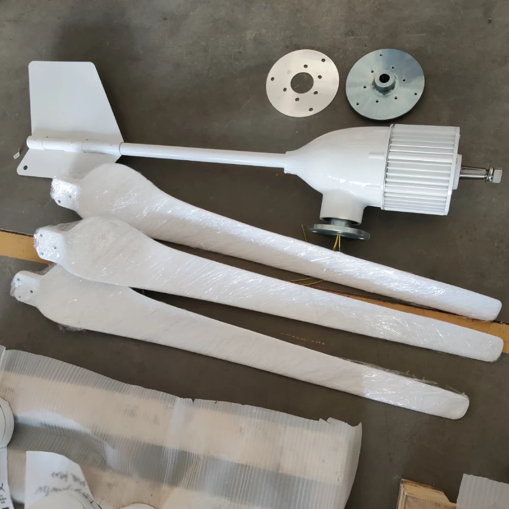 Wind Generator Turbine Controller 8000w Horizontal Wind Turbine Generator With Controller