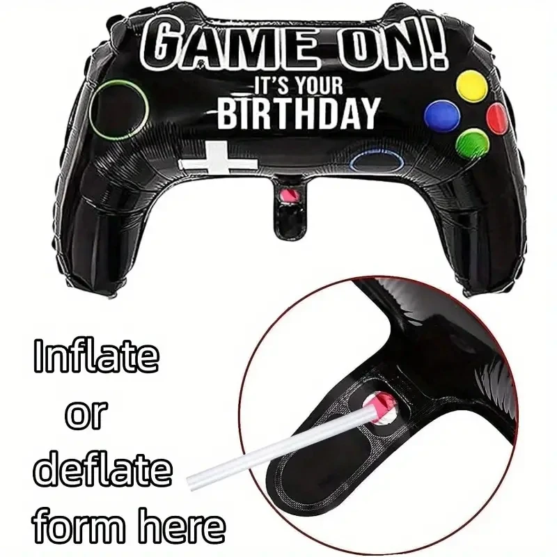 Set Decorazioni Festa Videogiochi 32 Pezzi | Palloncini Per Compleanno Ragazzo 9 Anni | Tema Game Controller E LEVEL UP