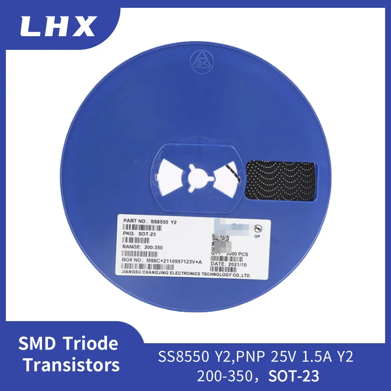 100 шт./лот SMD триодные транзисторы SS8550 Y2 PNP 25V 1.5A Y2 200-350 SOT-23, Точечные продажи