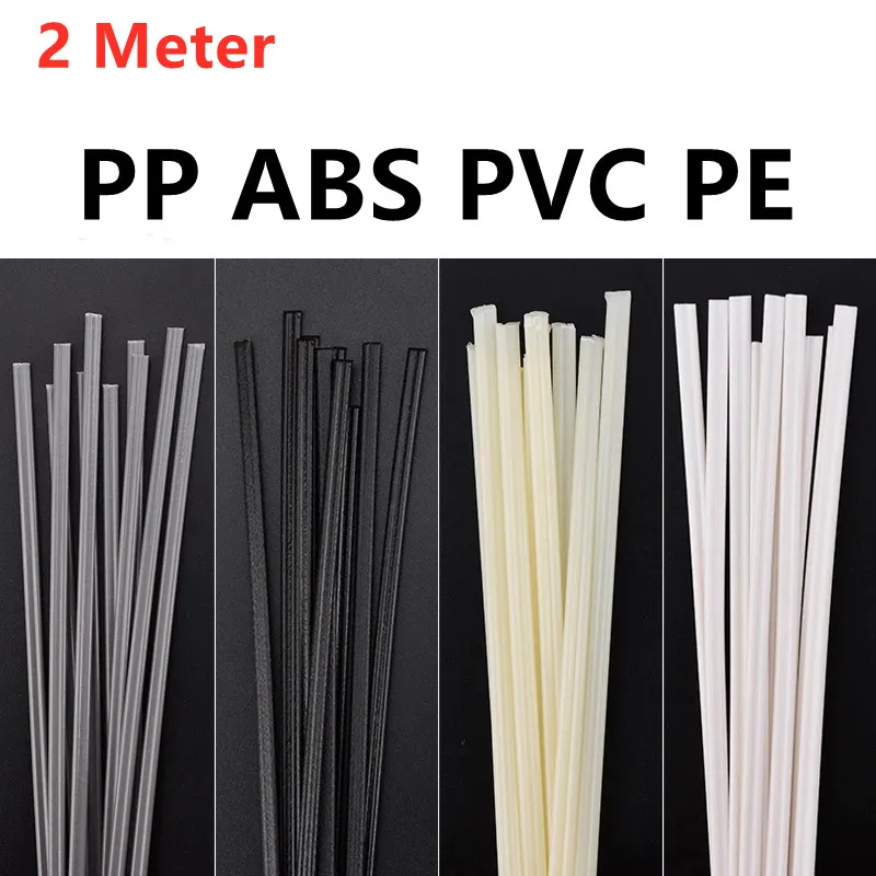 2 Meters Plastic Welding Rods Black/White ABS/PP/PE/PVC Welding Sticks for Car Bumper Repair Tools Hot Air Welder Machine Gun