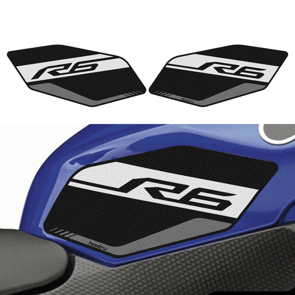 

Motorcycle Accessorie Side Tank Pad Protection Knee Grip Mat for Yamaha YZF R6 2008-2016