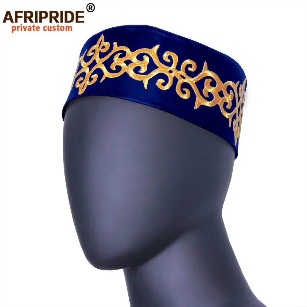 African Muslim Islam Kippah Arab Caps Musulman Ramadan Arabia Moslim Tulband Wrap Allah Muslim Prayer Cap Men AFRIPRIDE A1928010 - Image 2
