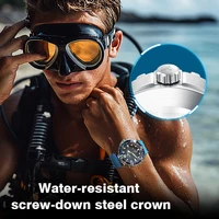 NORTH EDGE 2025 nouvelle montre de plongée à énergie solaire TRITON hommes montres à Quartz de luxe pour hommes boîtier en acier inoxydable 316L étanche 300M 4