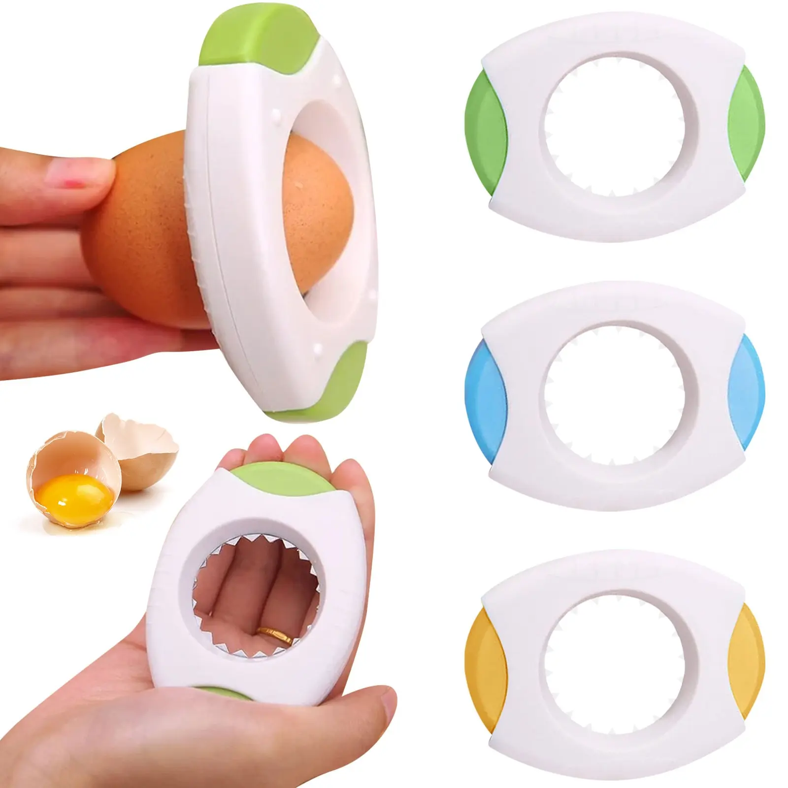 1PC Egg Opener Eggs Topper Cutter Separator Raw&Boiled Kitchen Tools