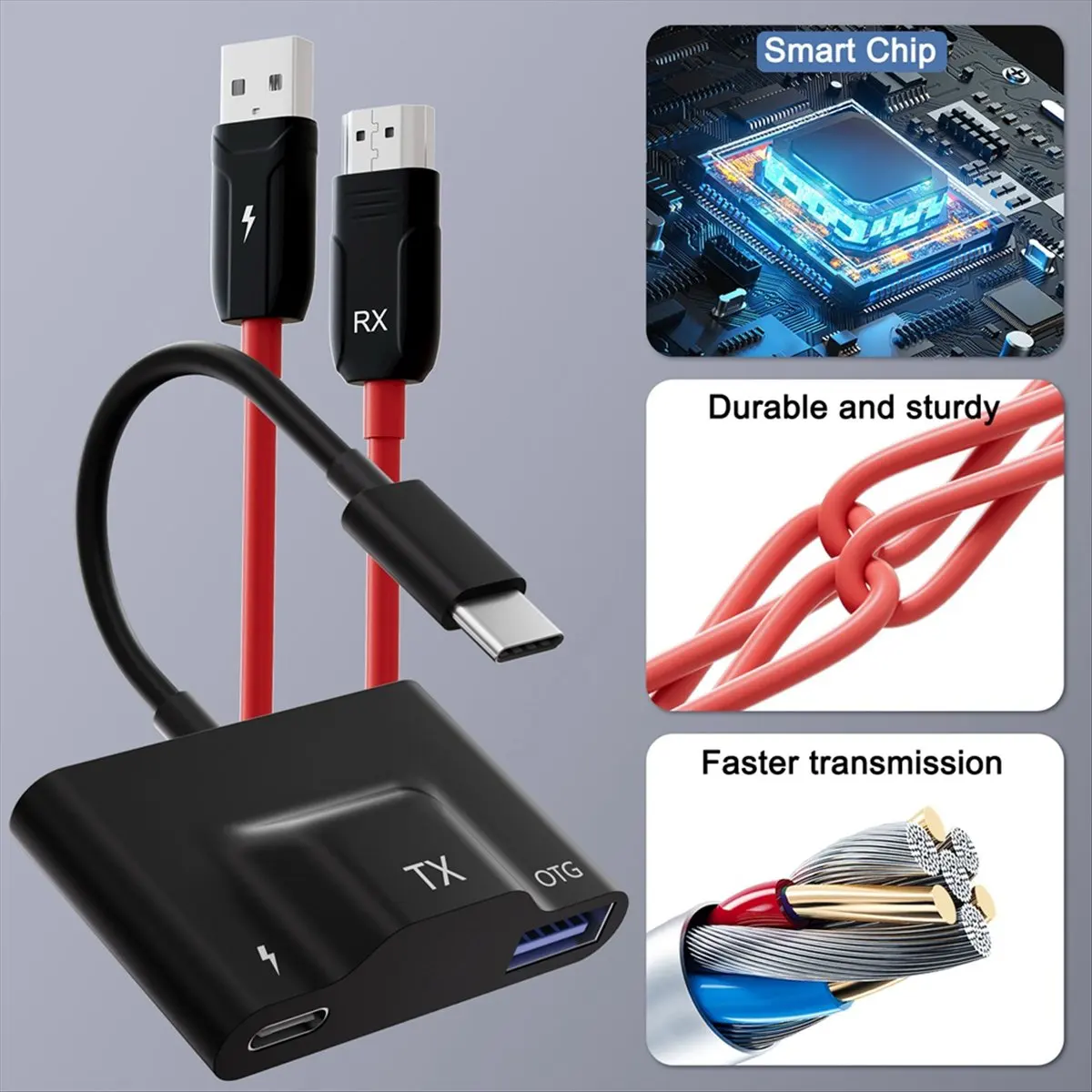 A23G 무선 HDMI 호환 송신기 및 수신기, 스마트폰용 비디오/오디오를 TV/프로젝터/모니터로 스트리밍 화이트