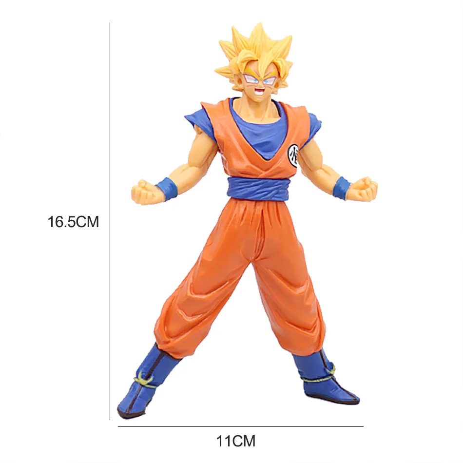 Anime Dragon Ball Z Super Saiyan Sohn Goku Vegeta Anime Action figur Modell Geschenke Sammler figuren für Kinder 18cm – Detail 13