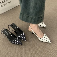 Chaussures à talons hauts à bout pointu pour femmes, sandales sexy, mules d'été tendance 2026, élégantes chaussures à bride arrière pour femme 5
