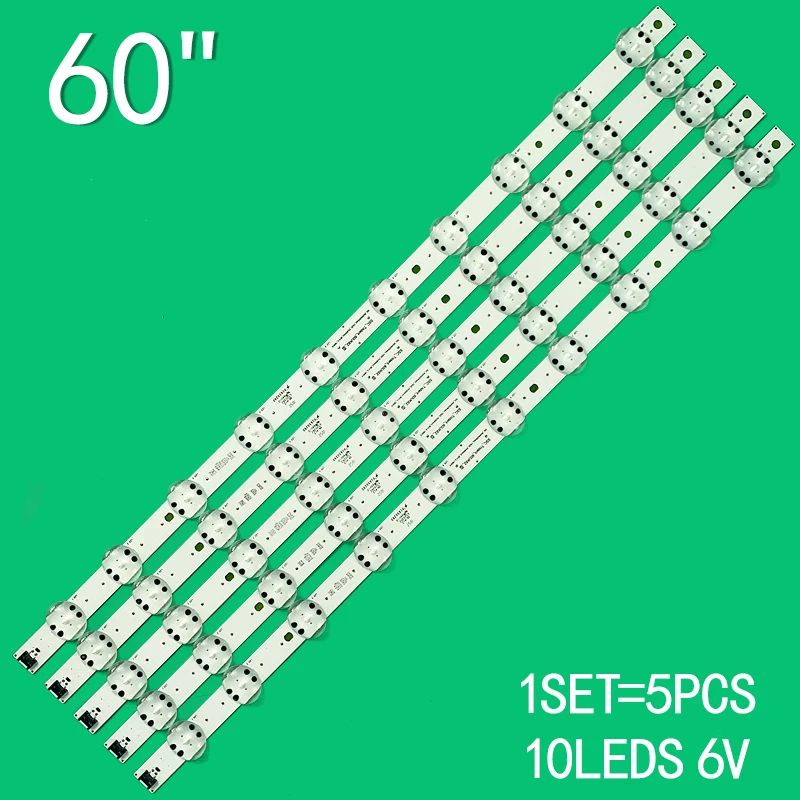 5 szt. 10 diod 6V dla 60 uk6090pua NC600DQE ssc_trident _ 60 uk62 _ s (ostry) _ 10led _ svl600a43 podkład 64252301