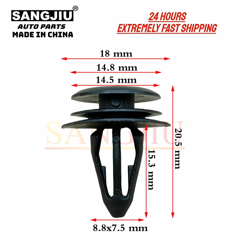 

20Pcs Clips Body Wheel Eyebrow Skirt Decorative Strip Door Panel Compatible With For MG GS Roewe RX5