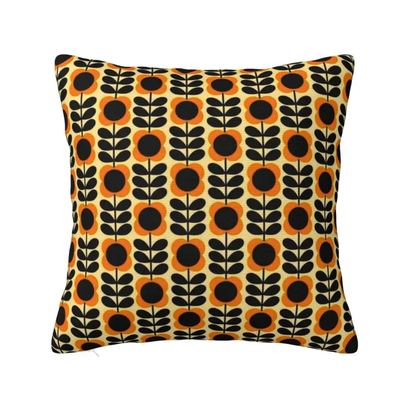 

Fashion Orla Kiely Multi Stem Flowers Cushion Cover 45x45cm Soft Scandinavian Style Pillow Case for Sofa Square Pillowcase