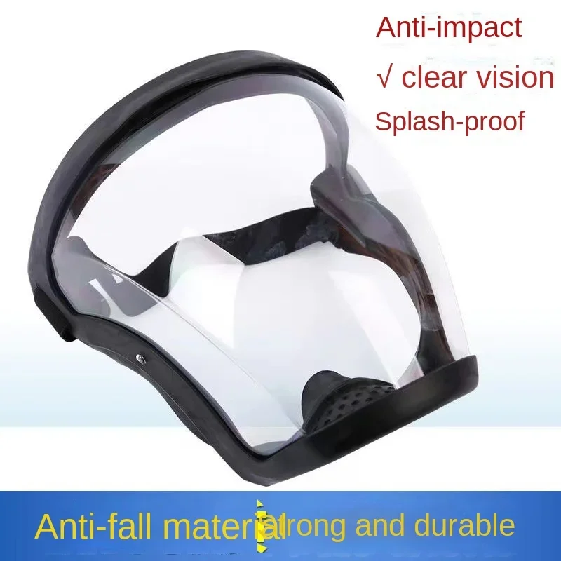 Work Protection Mask Full Face Protector Shield Transparent Facial Protector Face Protective Screen Kitchen Accessories Gadgets work protection mask
