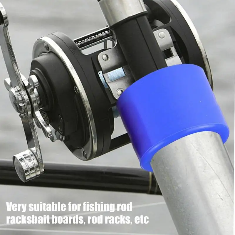 Fishing Rod Butt Protector 40mm Durables Rubber Fishing Rod Butt Caps End Fishing Rod Butt Protector Rod Butt Caps End For Boat