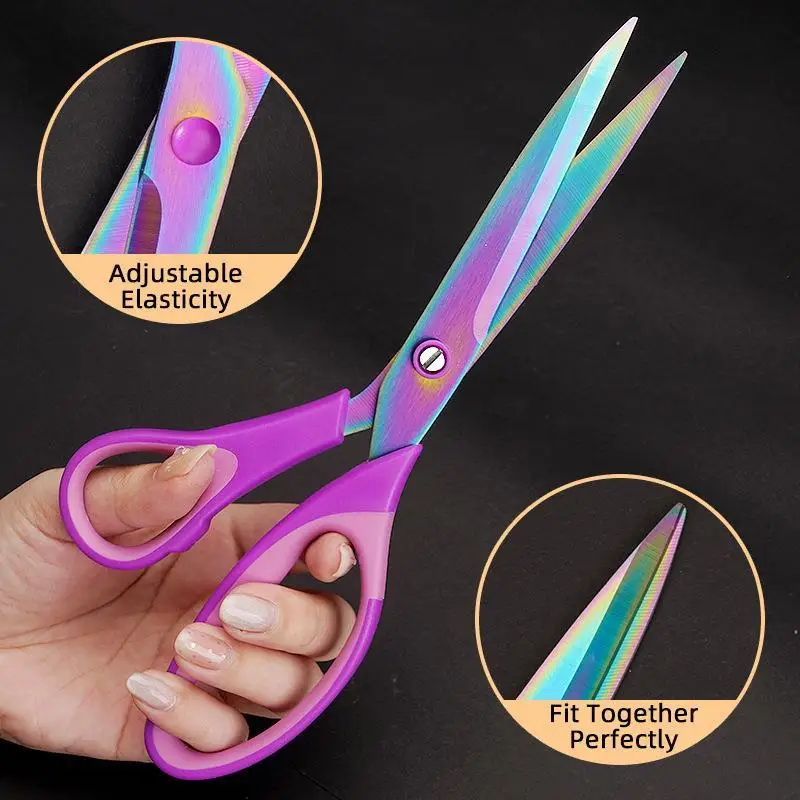 Stainless Steel Tailor's Scissors For Fabric Needlework Sewing Embroidery Garment Cutting Tool Sewing Shears Sewing Supplies