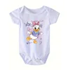 Cartoon Daisy and Duck Print Disney Baby Romper Newborn Baby Boys Girls Clothes Baby Jumpsuit Cute Casual Baby Bodysuit 3