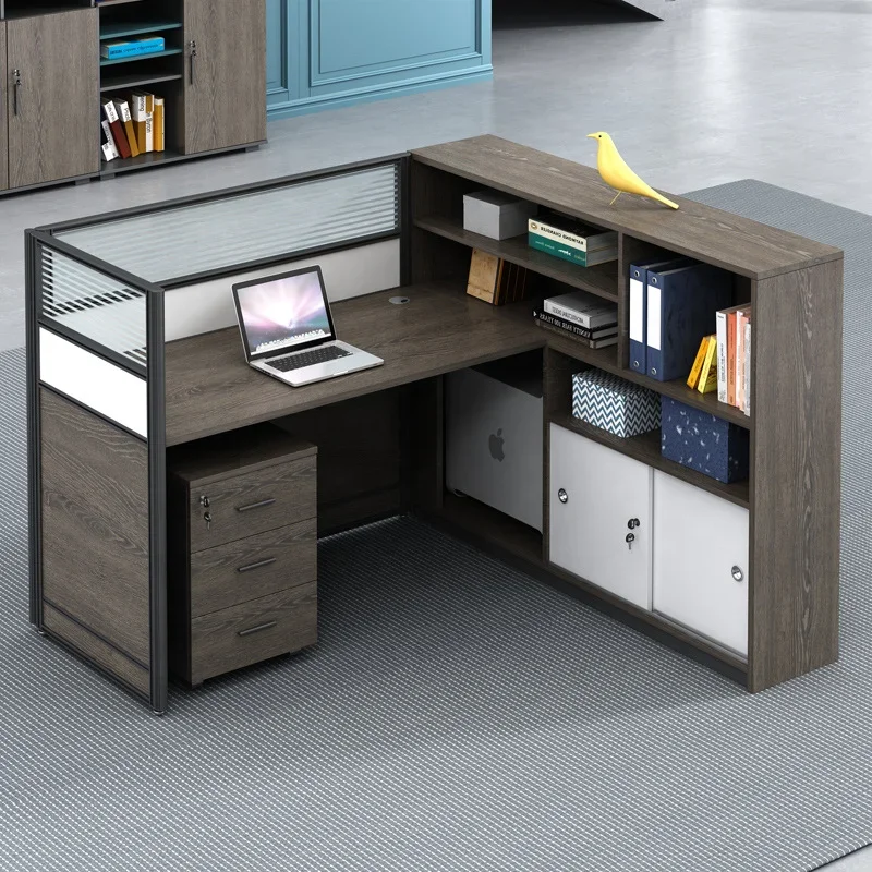 Office Furniture commercial office table and chair set Bureau de travail modular office partition table Staff desk workstation