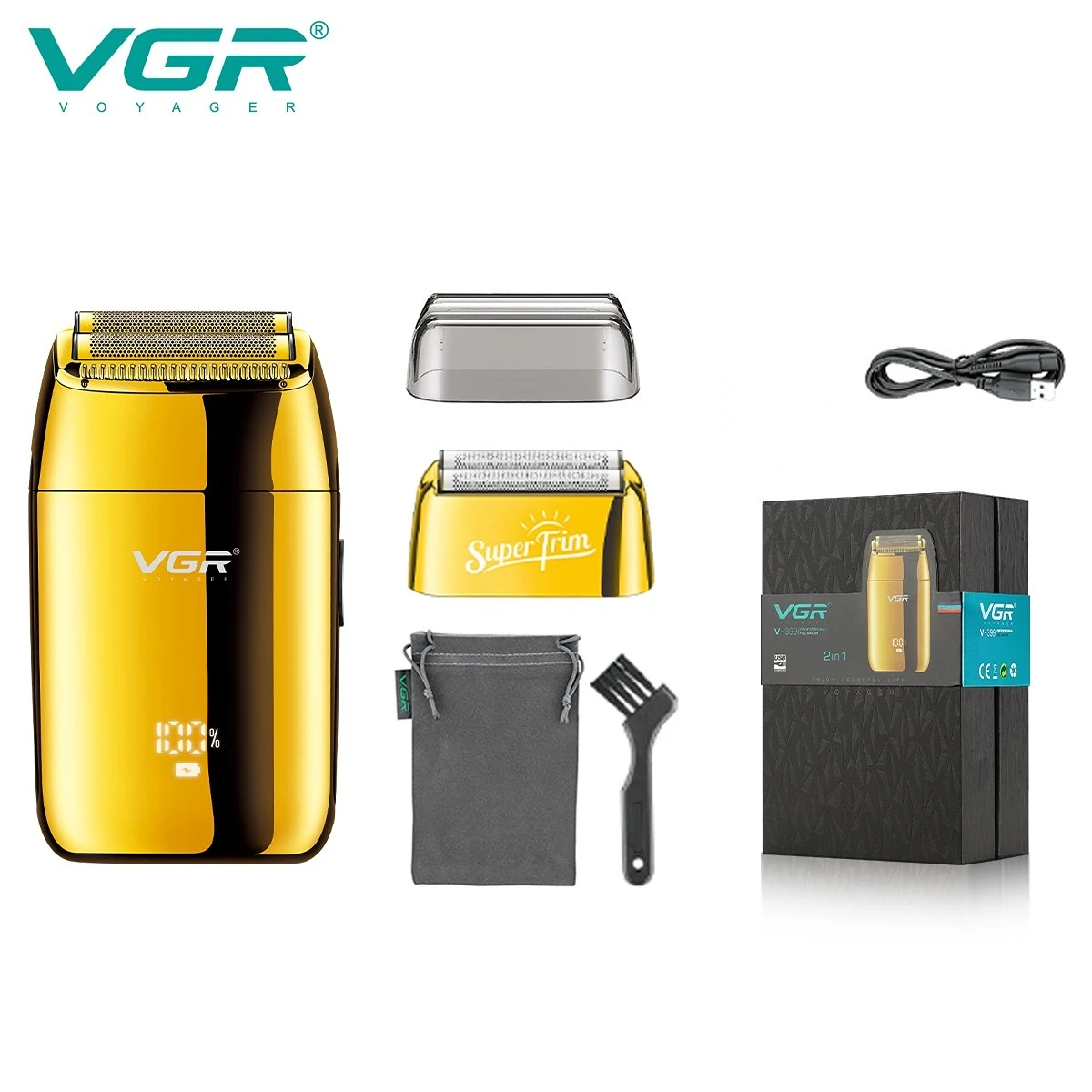 VGR Shaver Electric Shaver Beard Trimmer Beard Shaver Professional