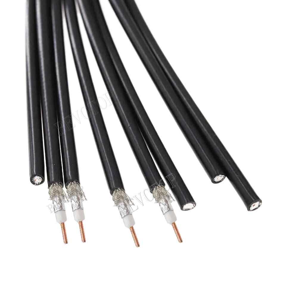 LMR240 50-4 RF Coaxial Cable RP-SMA/SMA Male and Female to N Male and Female Connector LMR-240 Low Loss Coax Pigtail Jump Cable(Size:0.2m,Color:5 SMAM-NF