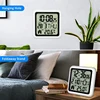 Large Waterproof Bathroom Wall Clock, For Bath Countertop, Moisture Proof Temperature Humidity Meter,Suction Clock Watch 3