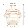 Wooden Puzzle Flower Vase with Stem Holder Heavy Duty DIY Flower Bouquet Display Stand Home Office Desktop Decoration 6