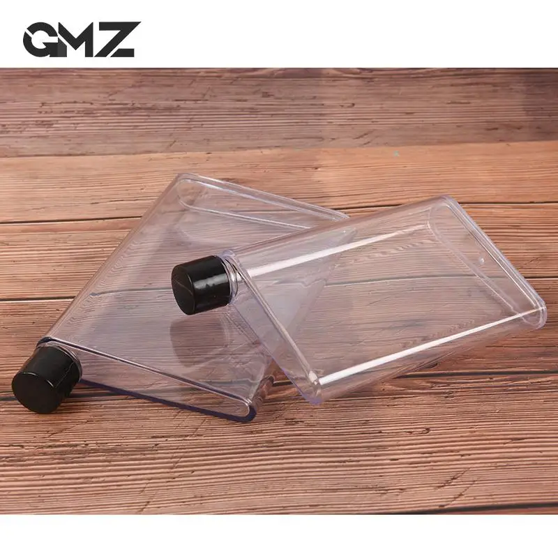 Portable Paper Pad Water Bottle 338/350ml/420ml Paper Cup Bottle Flat Water Clear Book Flat Drinks Kettle Notebook