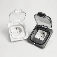 IP65 Waterproof Outdoor Socket, 16A High Power Wall Plate, 250V US/Thai Style 10A Receptacle, Bathroom & Weatherproof Electrical 4